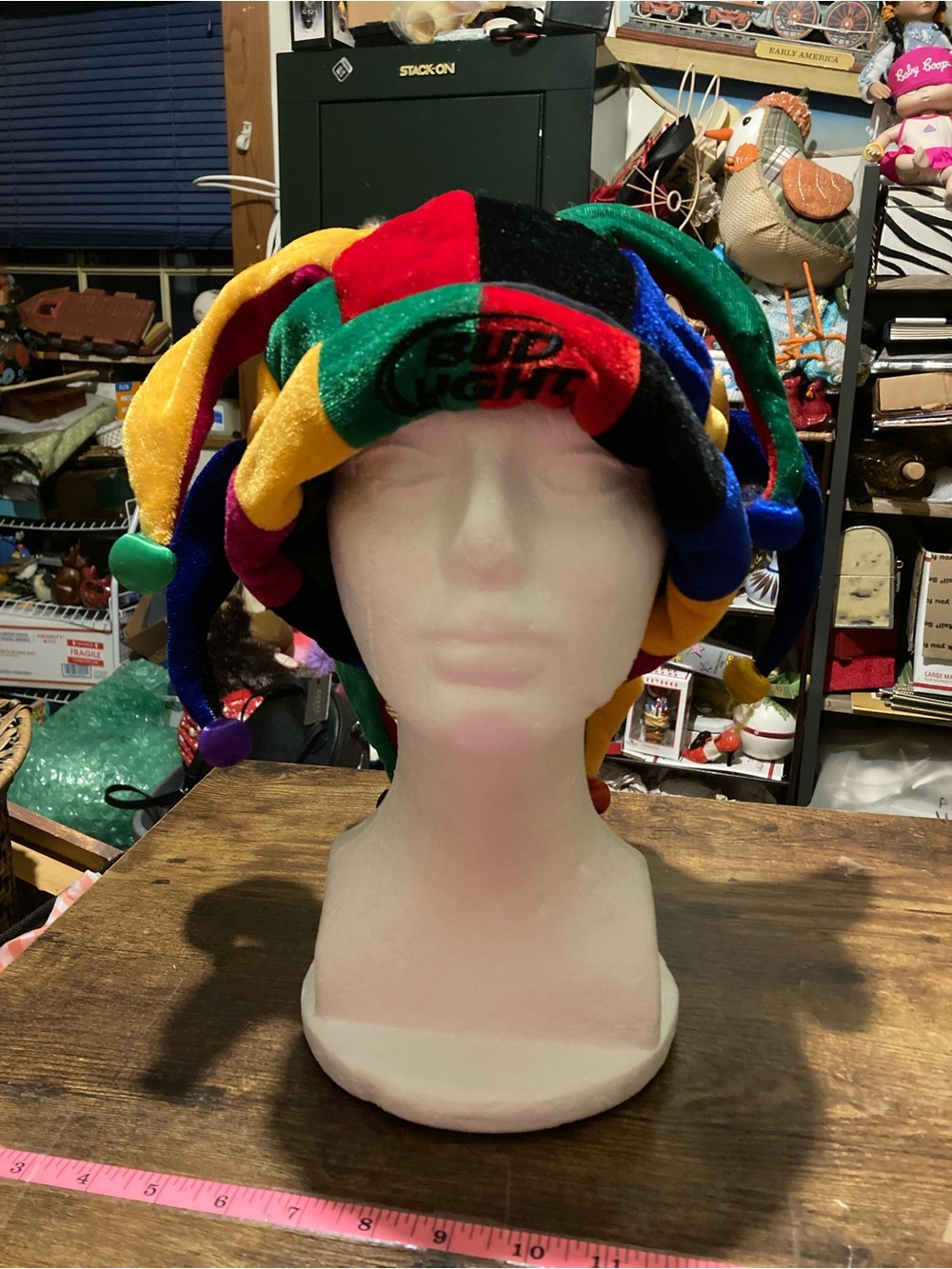 Vintage Bud Light Mardi gras court jester hat